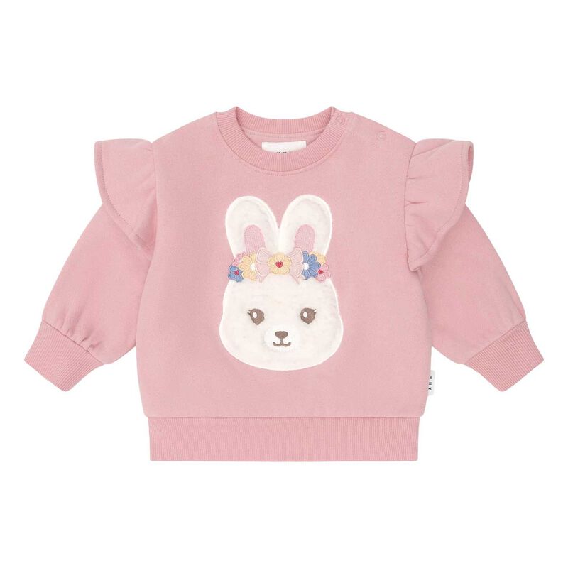 Huxbaby Flower Field Bunny Sweatshirt 6M-2Y image number 0